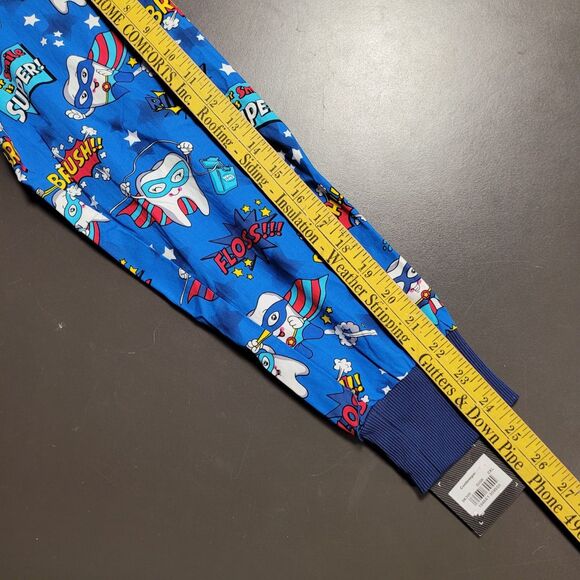 Dickies Dentist Dental Assistant Scrubs Jacket Snap Button Long Sleeve 2XL NEW - Picture 7 of 9